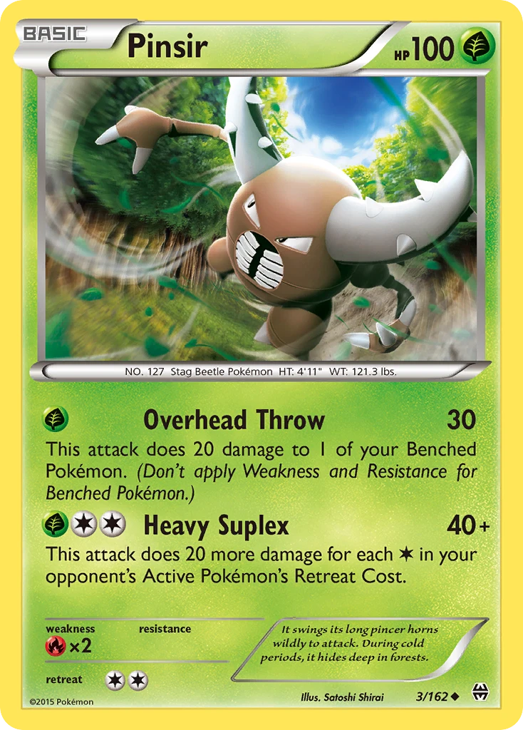 Pinsir, 003/162