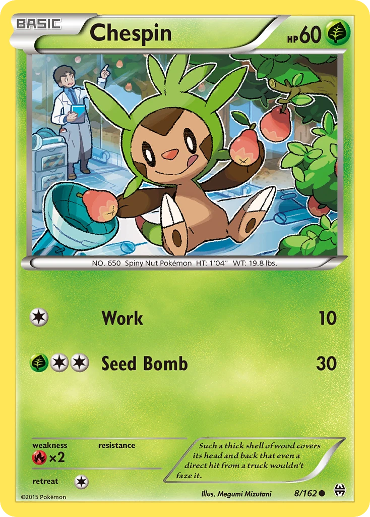Chespin, 008/162