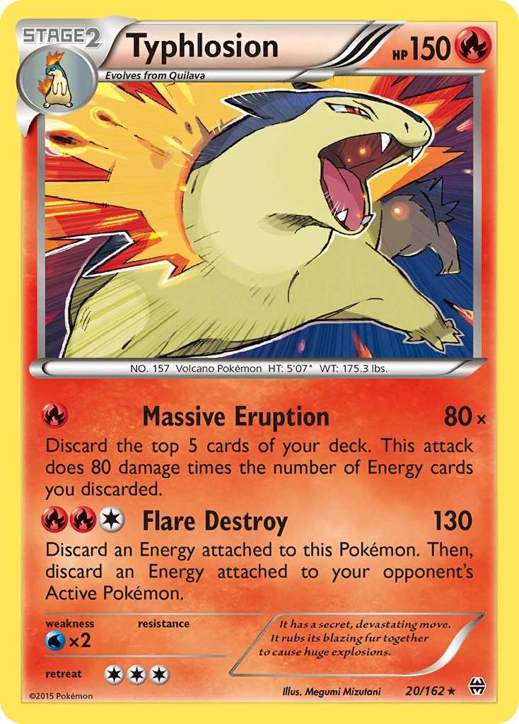 Typhlosion, 020/162