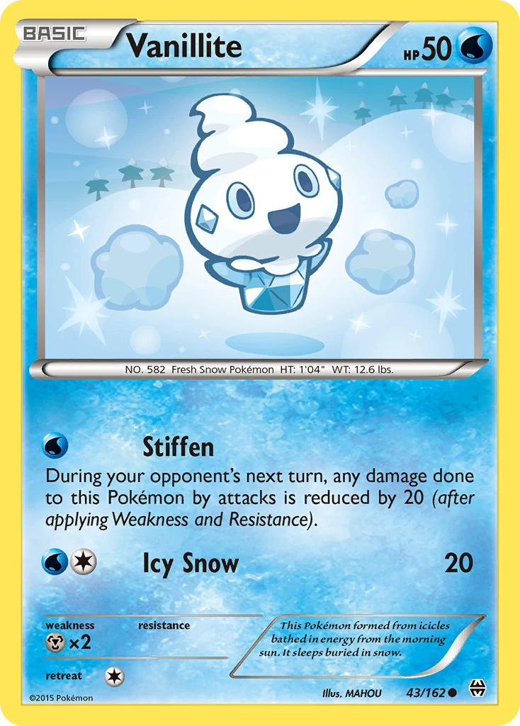 Vanillite, 043/162