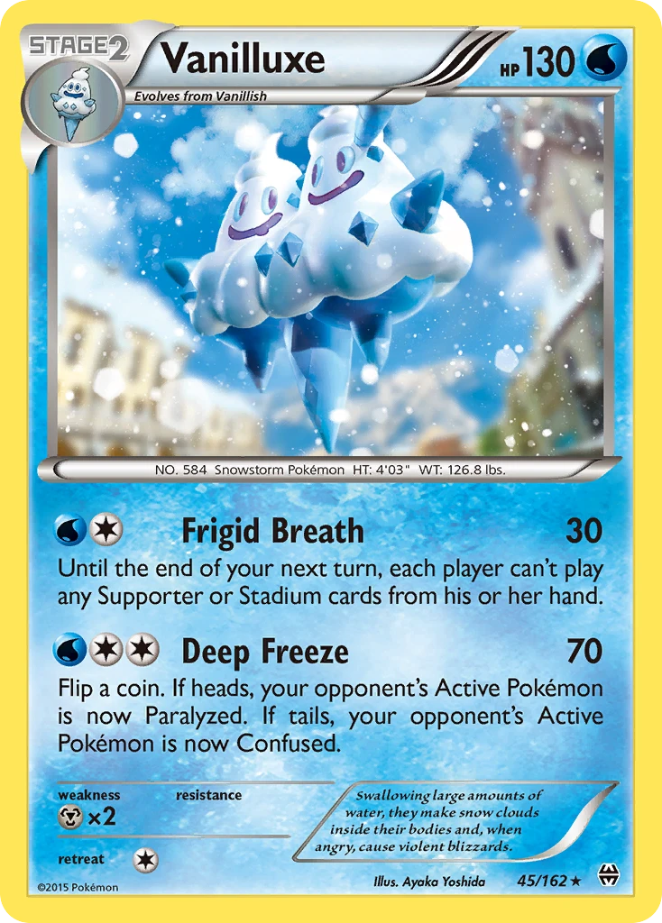 Vanilluxe, 045/162