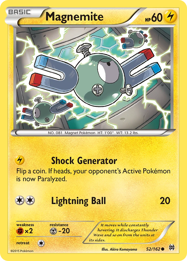 Magnemite, 052/162