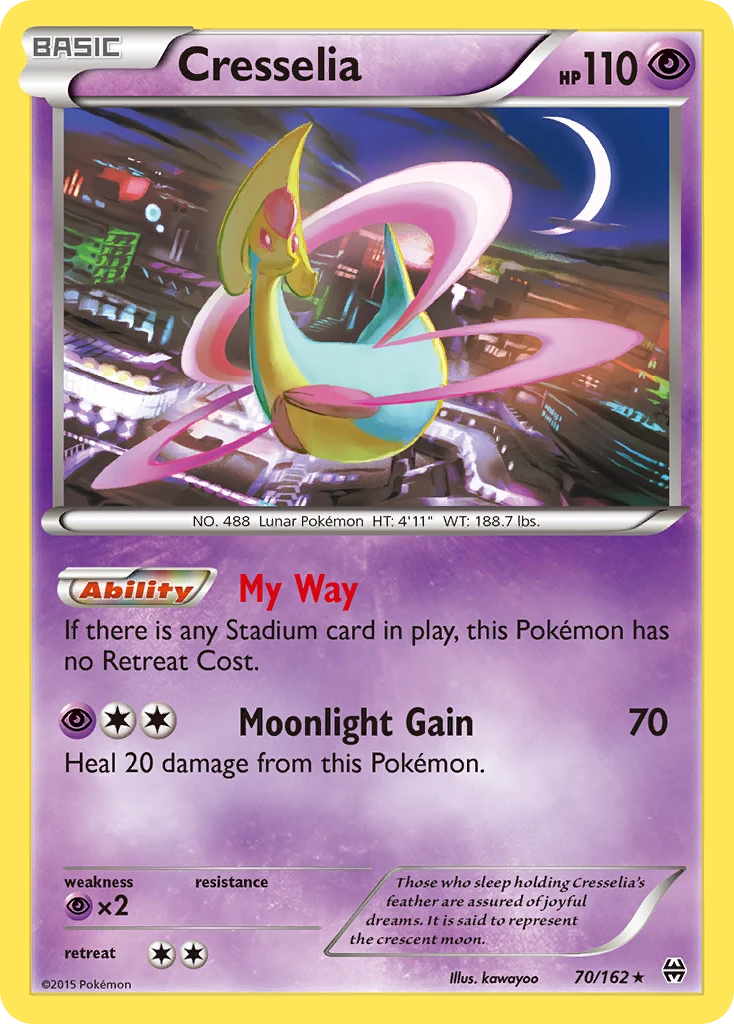 Cresselia, 070/162