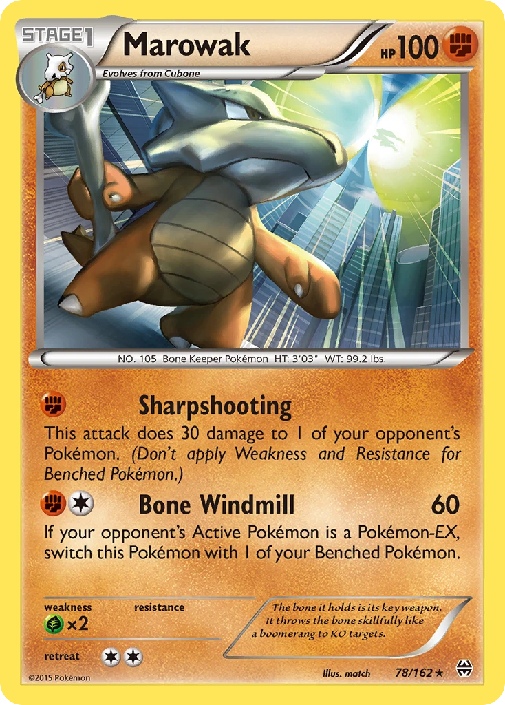 Marowak, 078/162