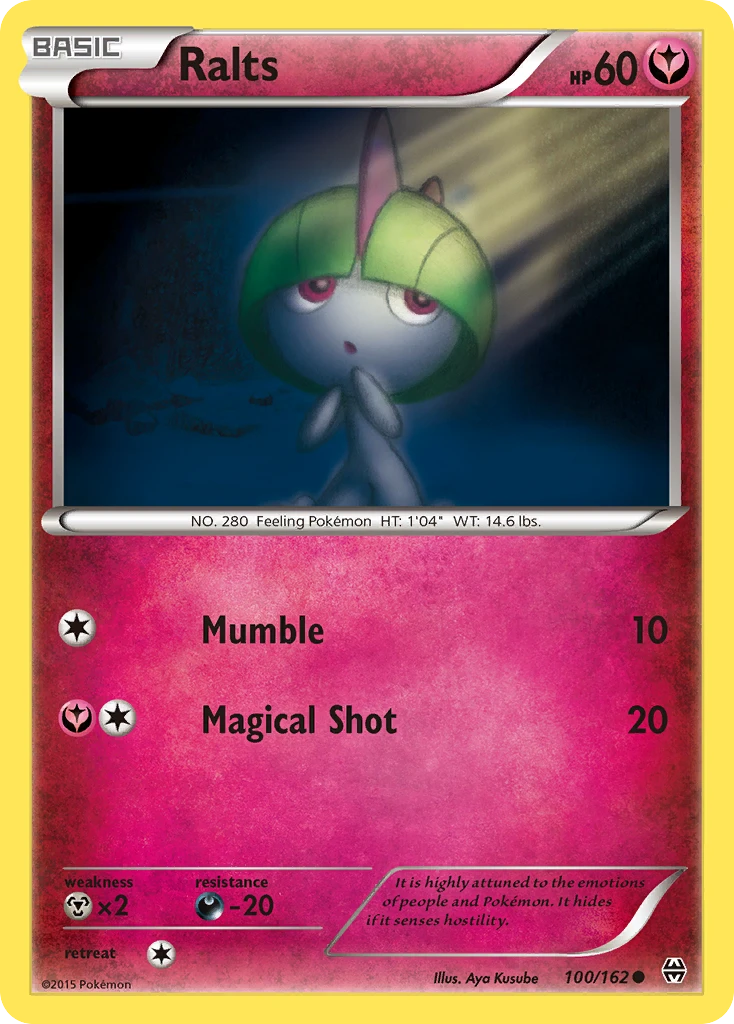 Ralts, 100/162