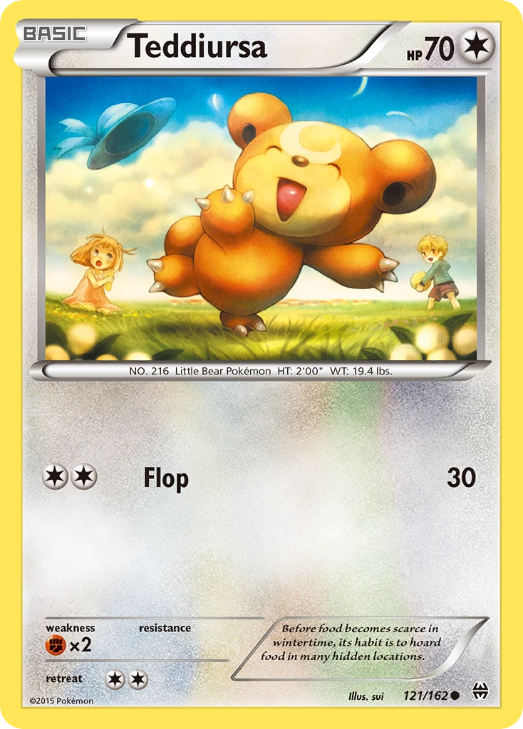 Teddiursa, 121/162