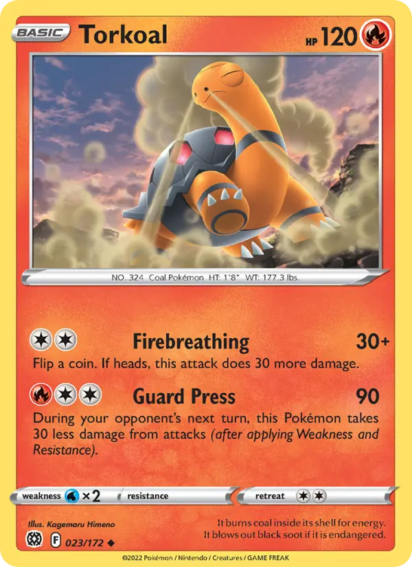 Torkoal, 023/172