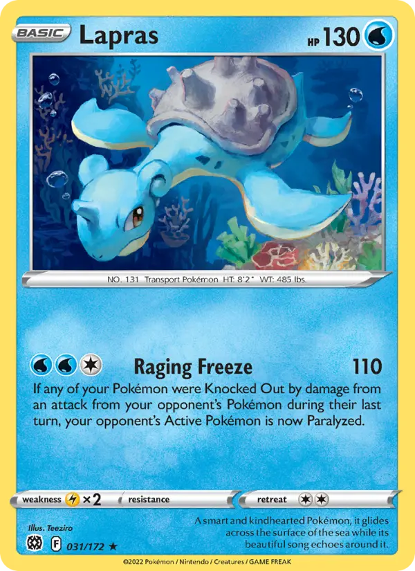 Lapras, 031/172