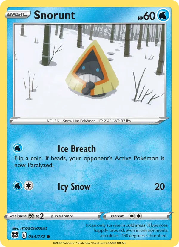 Snorunt, 034/172