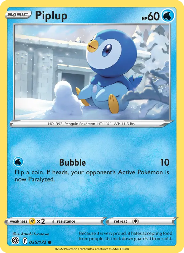 Piplup, 035/172