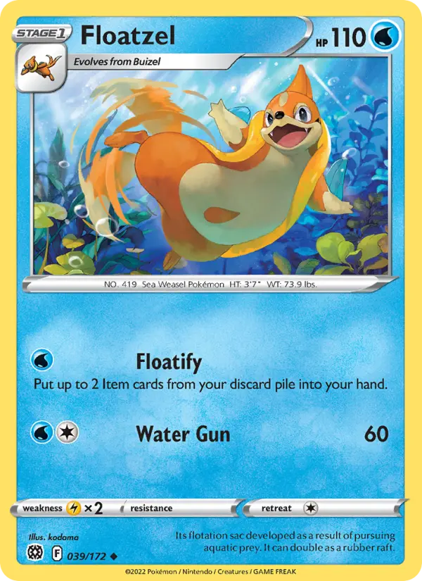 Floatzel, 039/172