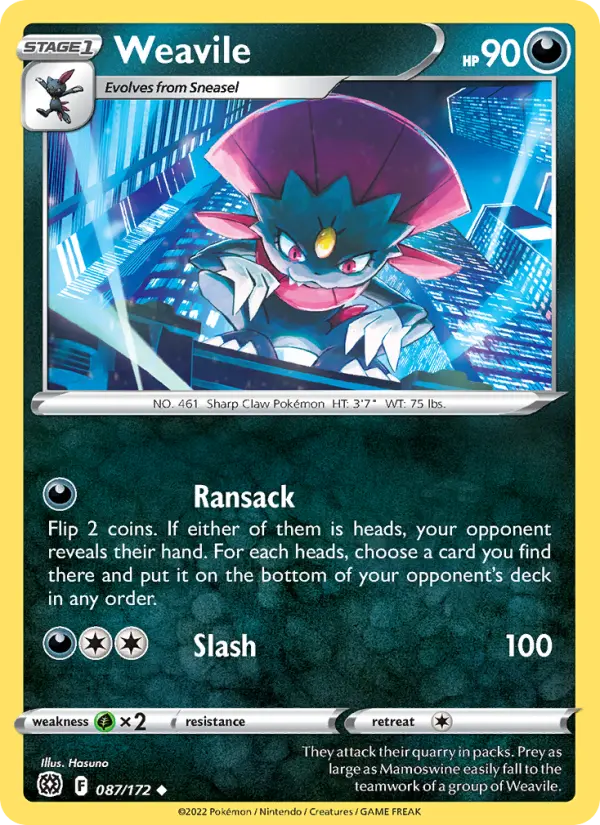 Weavile, 087/172