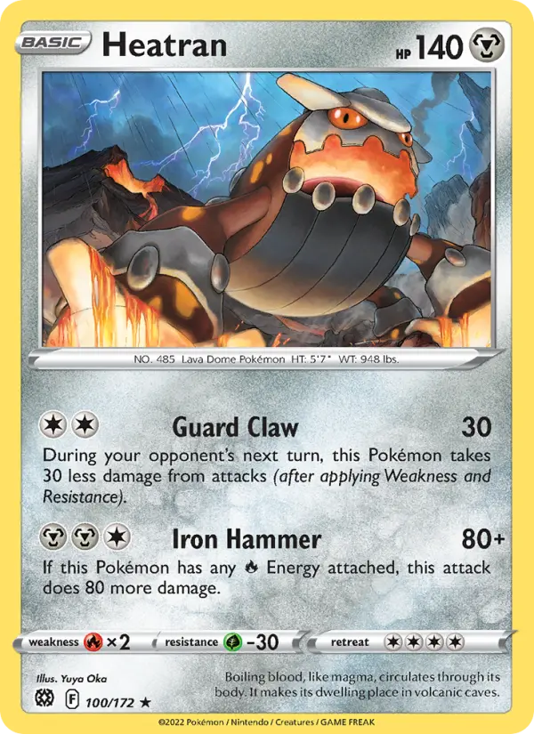 Heatran, 100/172