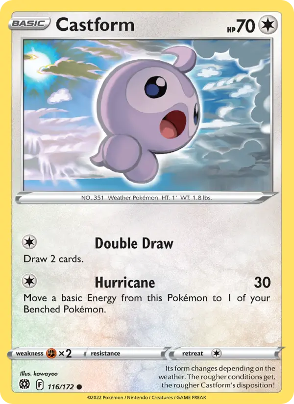 Castform, 116/172