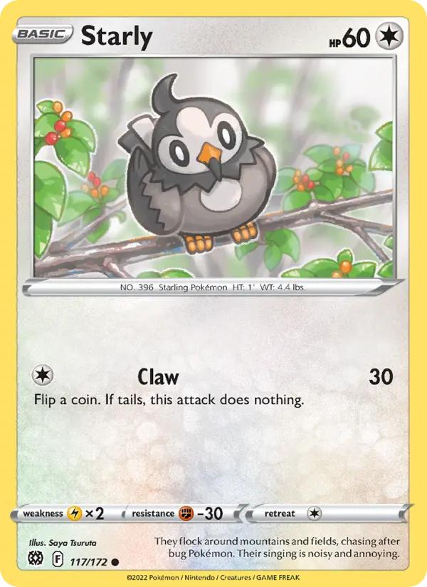 Starly, 117/172