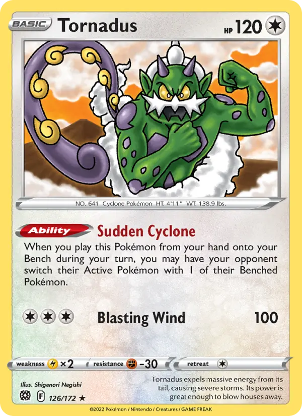 Tornadus, 126/172