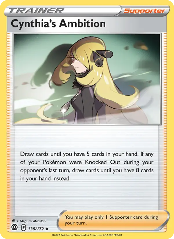 Cynthia's Ambition, 138/172