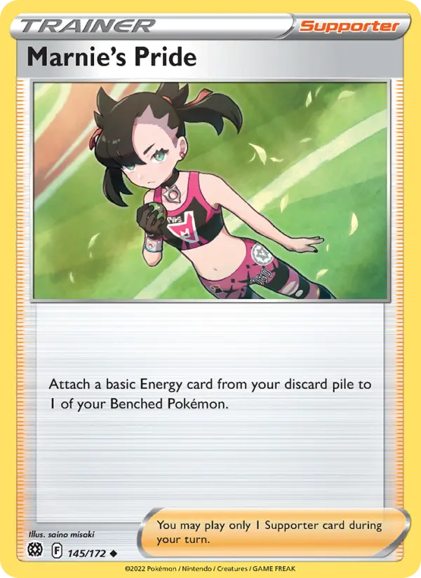 Marnie's Pride, 145/172