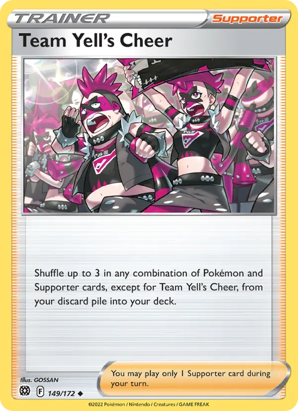 Team Yell's Cheer, 149/172
