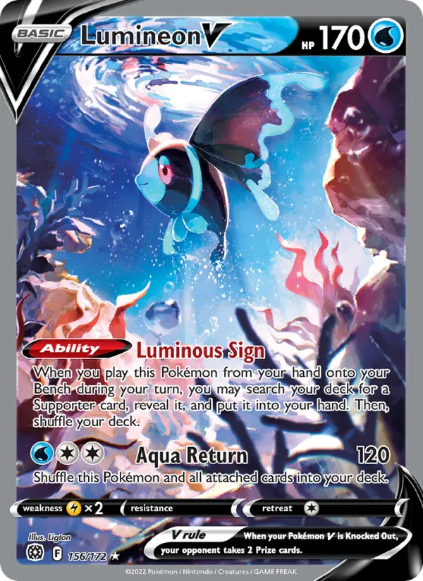 Lumineon V, 156/172