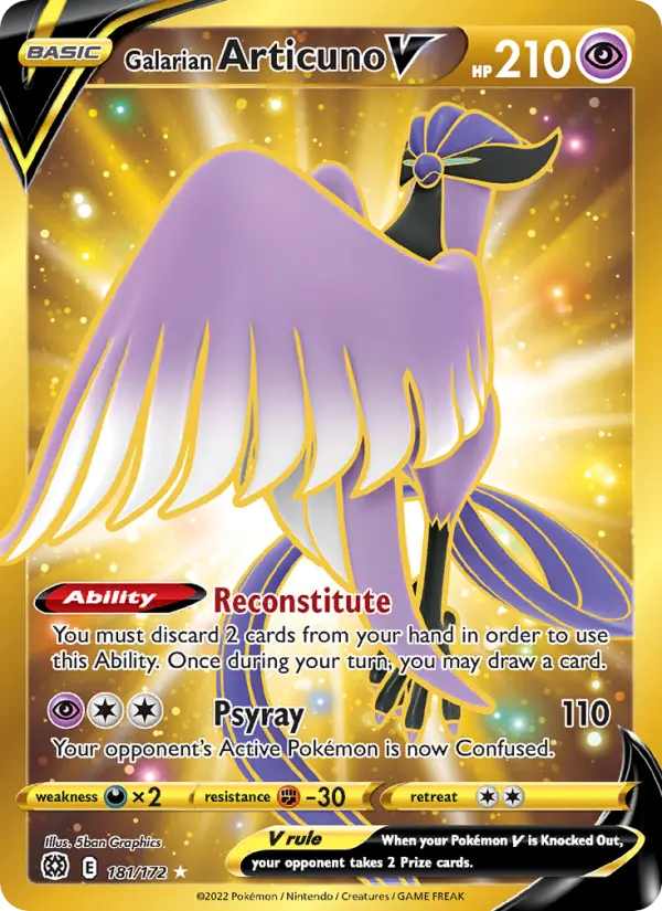 Galarian Articuno V, 181/172