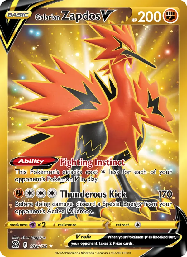 Galarian Zapdos V, 182/172