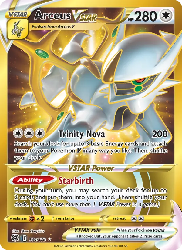 Arceus VSTAR, 184/172