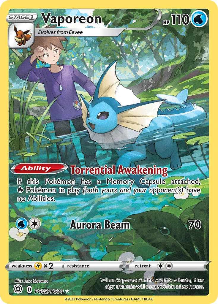 Vaporeon, TG02/TG30