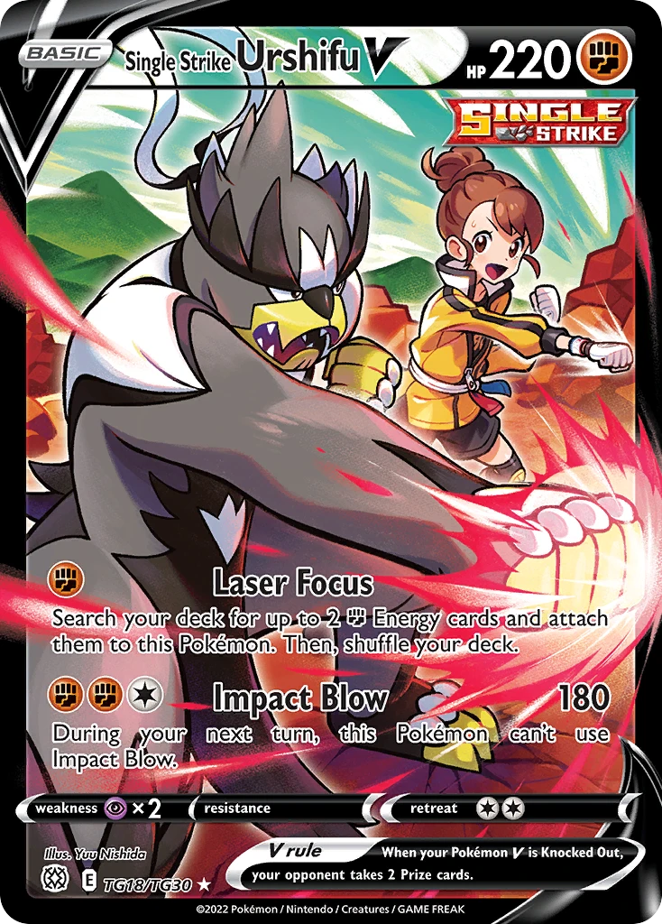 Single Strike Urshifu V, TG18/TG30