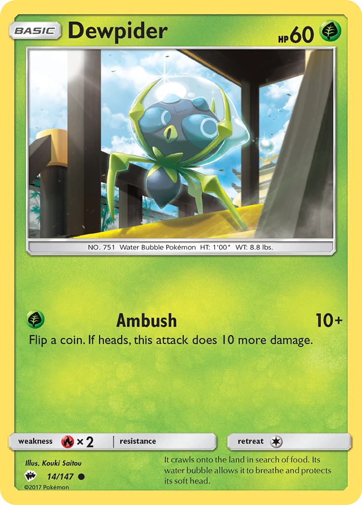 Dewpider, 014/147