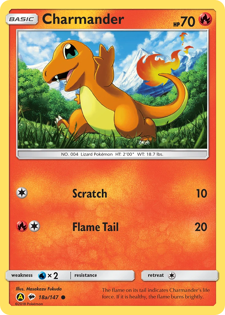 Charmander, 18a/147