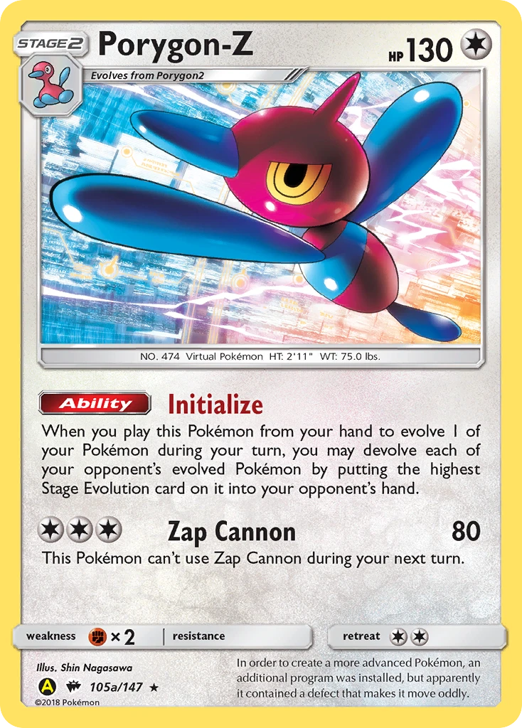 Porygon-Z, 105a/147