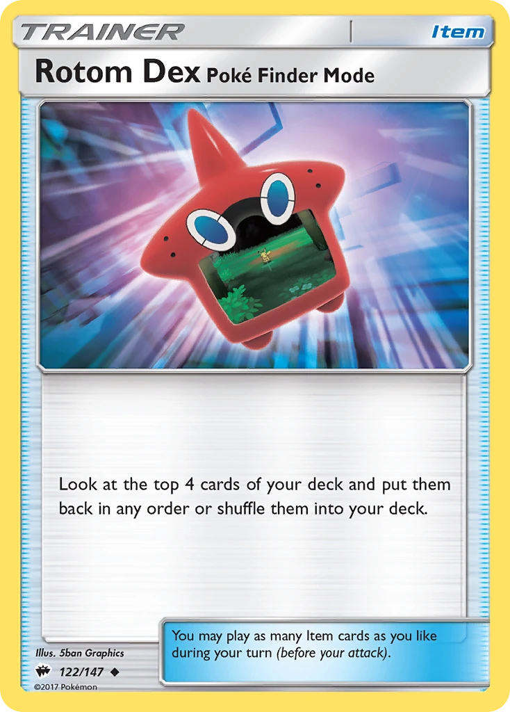 Rotom Dex Poké Finder Mode, 122/147