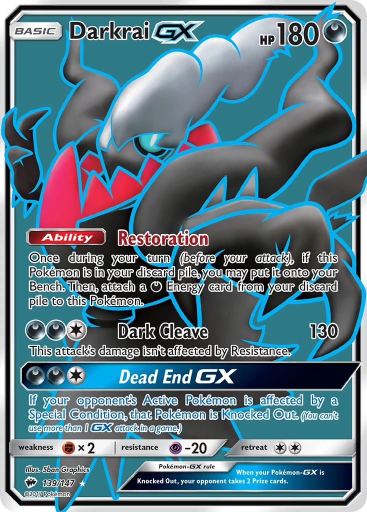 Darkrai-GX, 139/147