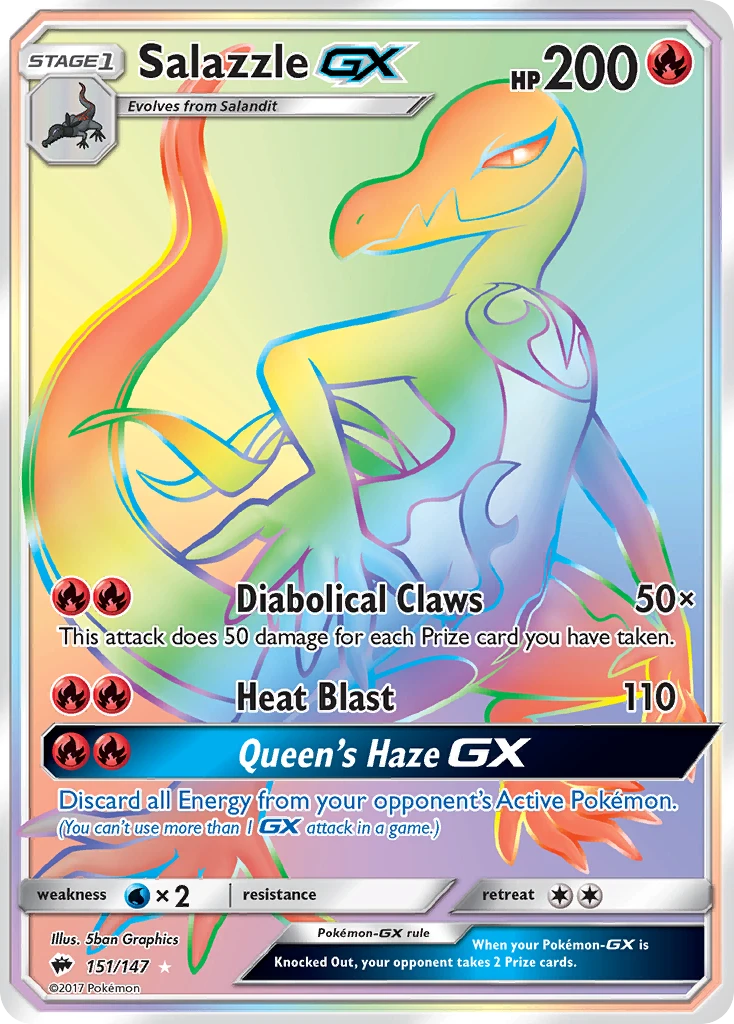 Salazzle-GX, 151/147