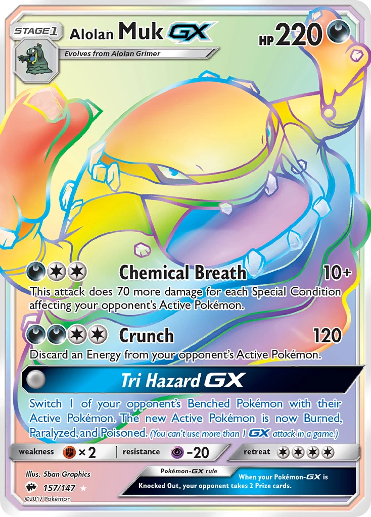 Alolan Muk-GX, 157/147