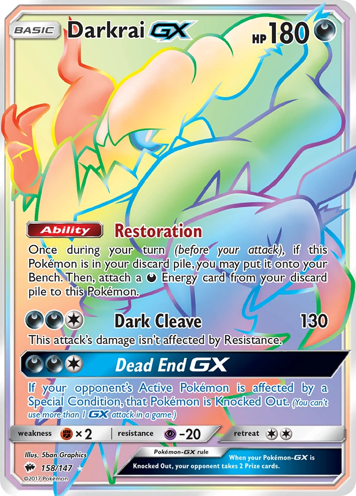 Darkrai-GX, 158/147