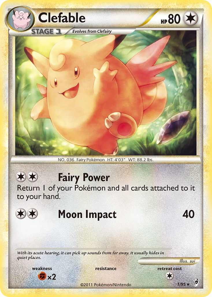 Clefable, 001/095