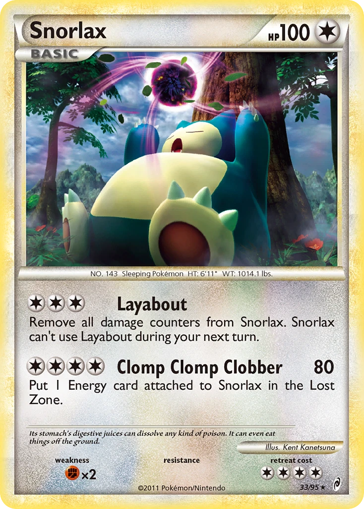 Snorlax, 033/095