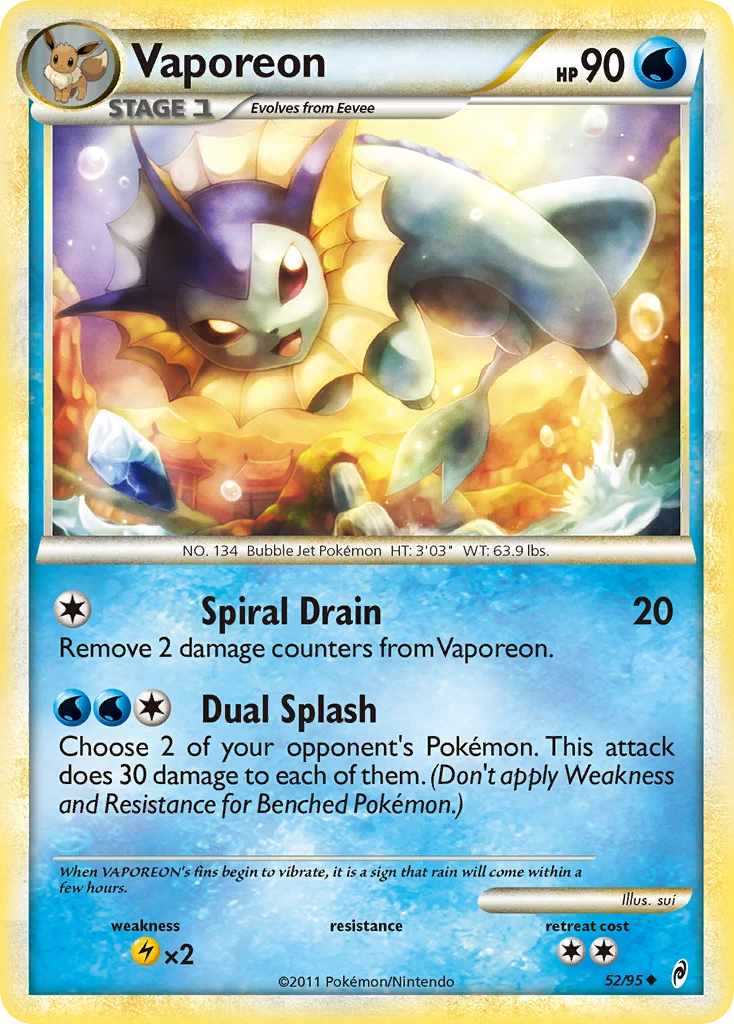 Vaporeon, 052/095