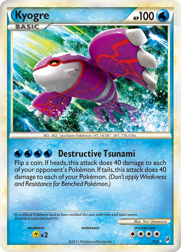 Kyogre, SL6/SL11