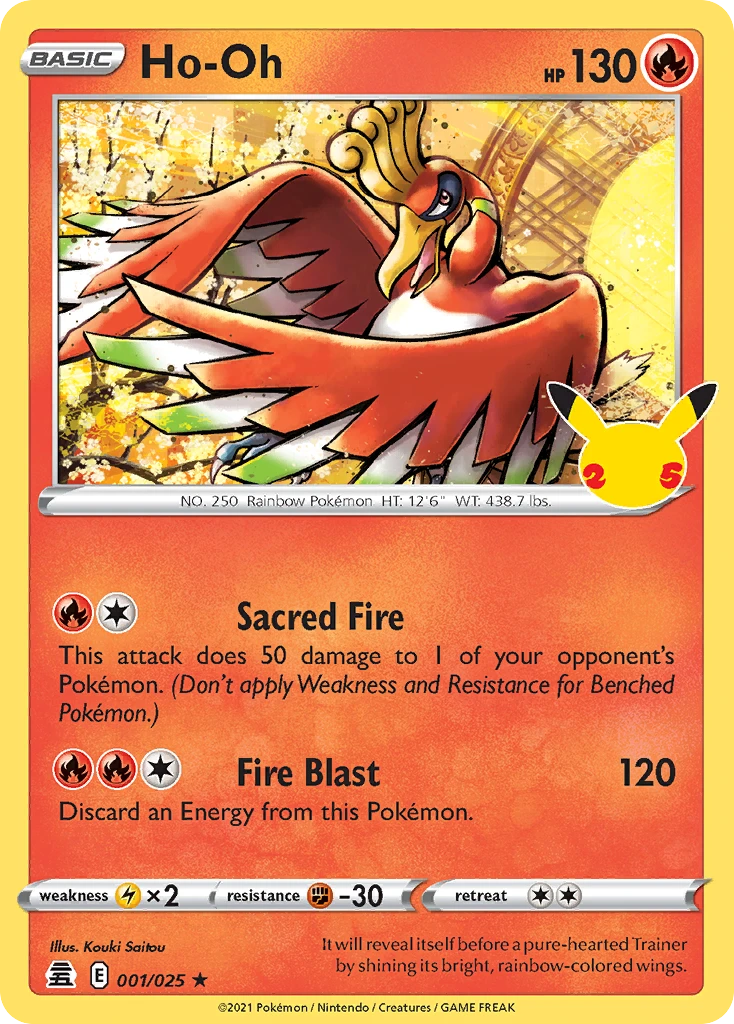 Ho-Oh, 001/025