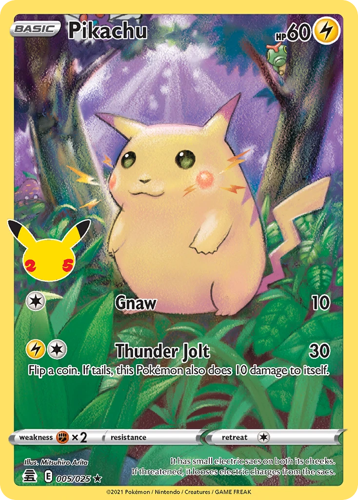 Pikachu, 005/025