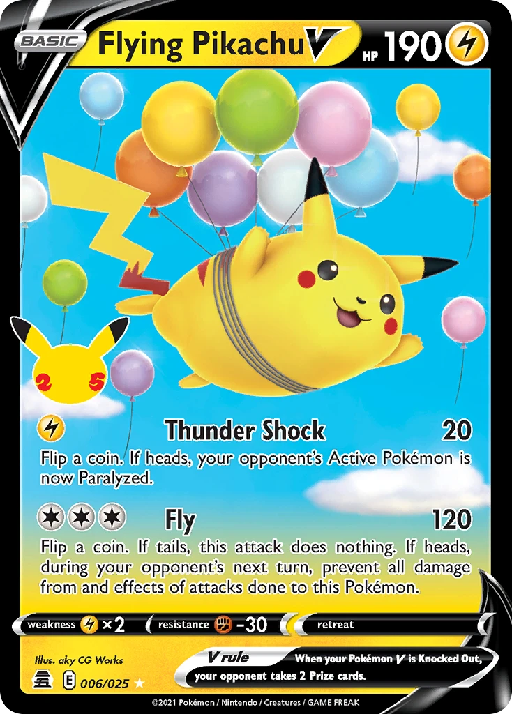 Flying Pikachu V, 006/025