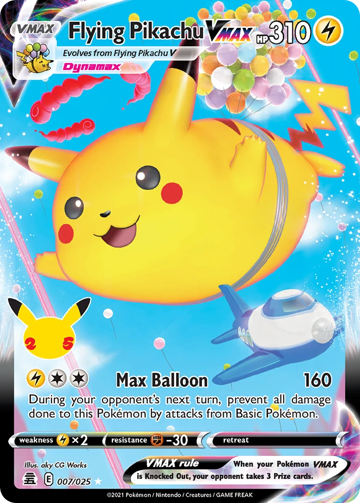 Flying Pikachu VMAX, 007/025