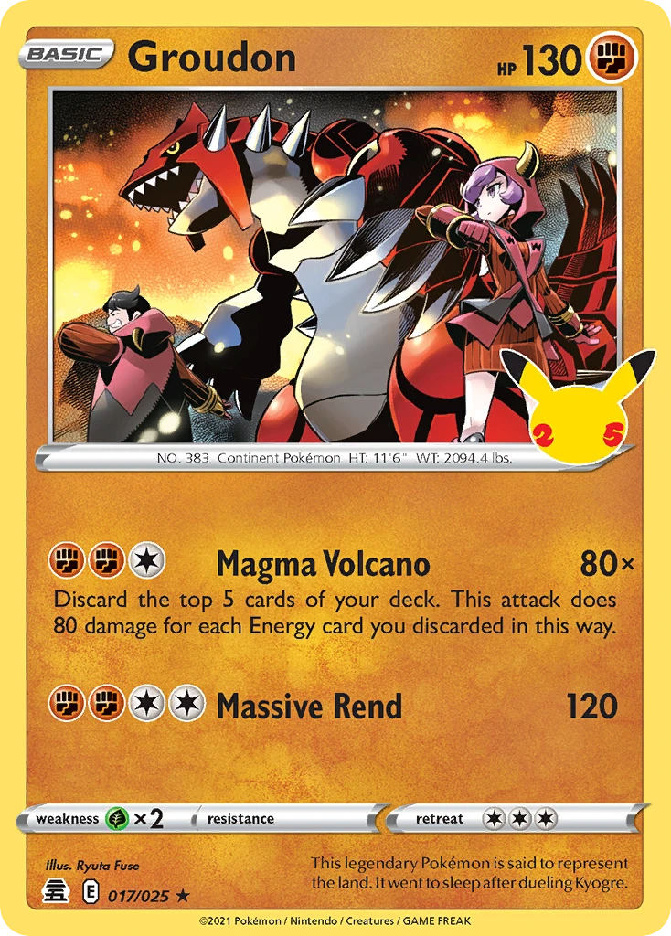 Groudon, 017/025