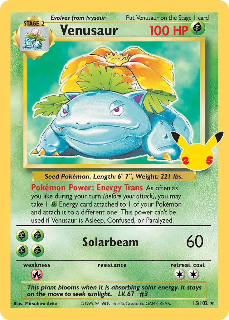 Venusaur, 15