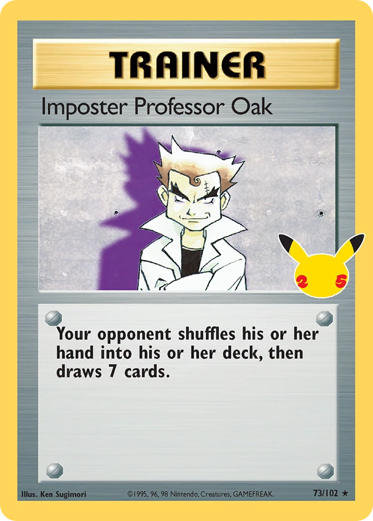 Imposter Professor Oak, 73