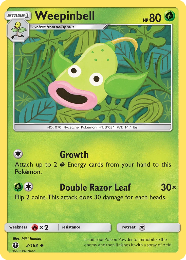 Weepinbell, 002/168