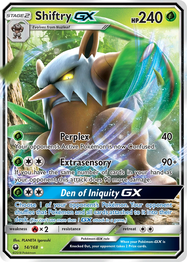 Shiftry-GX, 014/168